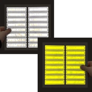 SmartSign Hard Hat Stickers Retro Reflective Helmet Strips 1" x 4", Pack of... - Picture 1 of 9