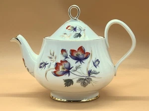 Small vintage Royal Albert China Water Meadow design 2 cup teapot. - Picture 1 of 10