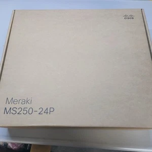 CISCO MERAKI MS250-24P-HW - FABRYCZNIE NOWY *NIEODEBRANY* z/DARMOWĄ STAWKĄ z VAT - Zdjęcie 1 z 6