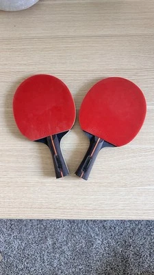 Juego de pádel de tenis de mesa Franklin Sports Pro Carbon Core para 2 jugadores Foto 1 de 4
