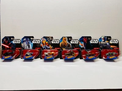 {2014} Hot Wheels - Character Car - Star Wars lot of 6 - Image 1 of 4