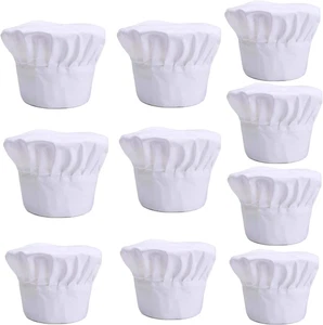 Cappello Chef, Adulto Premium Regolabile Elastico Panettiere Cucina Cucina Chef Cap... - Foto 1 di 12