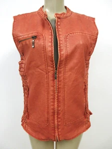 MONTANACO BRICK COLOR SLEEVELESS VEST SIZE L - Picture 1 of 9