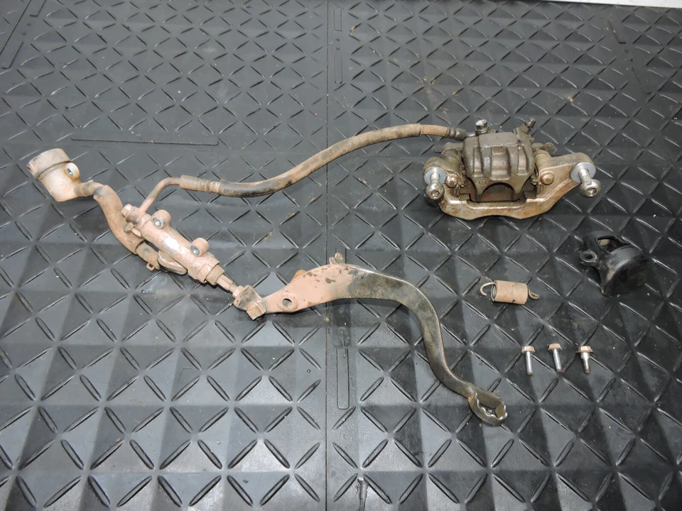 2008 Honda TRX700xx TRX 700XX 700X Rear Brake System Caliper Master Cylinder 503 - Image 1 of 4