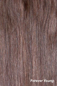 Light Brown Full Head Clip In Remy Human Hair Extension Forever Young Brand - Picture 1 of 2