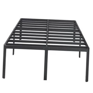 22 Inch High Queen Bed Frame with Rounded Corner Legs, Heavy Duty Metal Queen - Picture 1 of 8