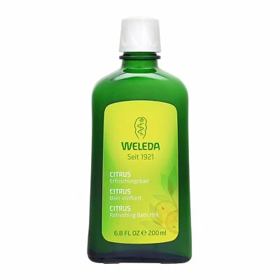 Leche de baño refrescante cítrica Weleda 6,7 oz, 200 ml cuidado personal baño y ducha Foto 1 de 3
