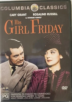 His Girl Friday (DVD, 1938) Used Once Excellent Condition - image 1 of 4