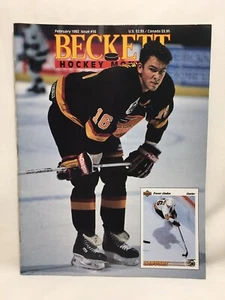 Beckett Hockey Monthly Issue #16 February 1992 Trevor Linden Cover - Imagen 1 de 4