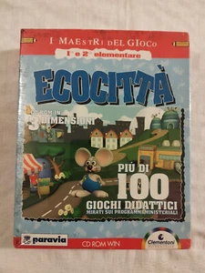 PC COMPUTER BIG BOX ECOCITTA' I MAESTRI DEL GIOCO 1° E 2° ELEMENTARE CLEMENTONI - Imagen 1 de 6