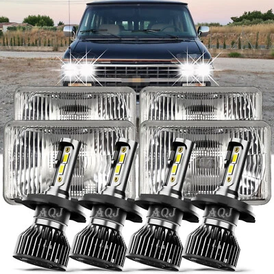 4PCS " Inch LED Headlights Hi/Lo Sealed Beam For Isuzu Impulse 1988 1989 - Image 1 of 4