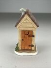 Vintage 1989 Lefton China Colonial Snow Village Outhouse #07325 Accessory