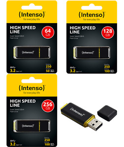 Intenso High Speed Line USB Stick 3.2 Memory Stick Storage 64GB 128GB 256GB