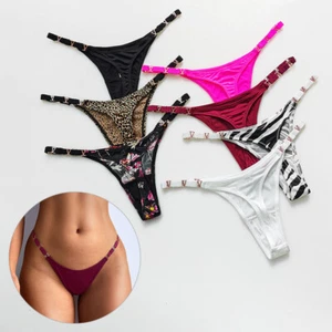 Womens Low Waist Thongs G-String Panties Underwear Briefs Knickers Lingerie New - Picture 1 of 19