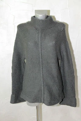 Pretty Big Extra Fina Lana Merino Gris M&F GIRBAUD Talla XL Precio Boutique 280 € Foto 1 de 3