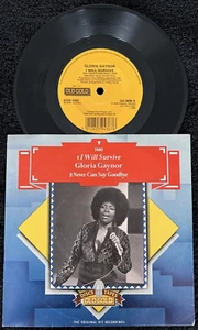 Gloria Gaynor – I Will Survive 4:54 / Never Can Say Goodbye 7'' TESTED VG+ VIDEO - Foto 1 di 7