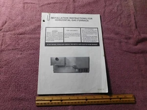 Instrucciones de instalación de horno de gas horizontal - Imagen 1 de 6