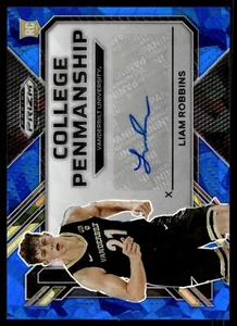 2023-24 Panini Prizm Draft Picks Universidad Pluma Azul Liam Robbins/75 - Imagen 1 de 2