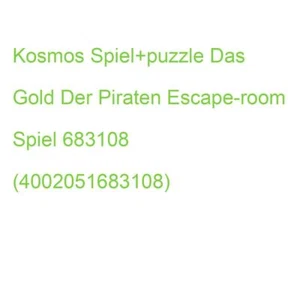 Kosmos Spiel+puzzle Das Gold Der Piraten Escape-room Spiel 683108 (4002051683108 - Bild 1 von 2