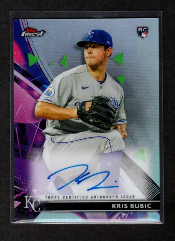 KRIS BUBIC 2021 FINEST AUTOGRAPHED ROOKIE CARD KANSAS CITY ROYALS - Image 1 of 1