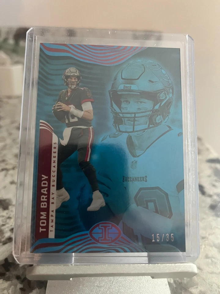 2022 Panini Illusions Tom Brady- Blue 15/35 - Image 1 of 2