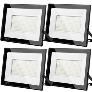 4x LED proyector exterior foco jardín LED reflector IP66 lámpara de pared - Imagen 1 de 19
