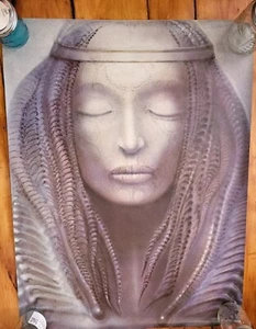 Vintage H.R. Giger ISIS Lithographie Poster 1977 26" x 35" Biomechanical Scifi - Bild 1 von 9