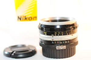 Nikon Nikkor-H 50 mm f/2 NO AI Nippon Kogaku PRIME LENTE LEER para F2 Nikkormat - Imagen 1 de 8