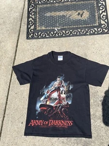 Vintage 1993 Evil Dead “army Of Darkness” Short Sleeve T-Shirt M Horror Promo - Picture 1 of 5