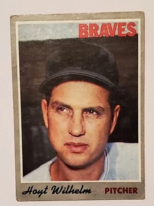 1970 Topps #17 Hoyt Wilhelm Atlanta Braves HOF - Foto 1 di 2