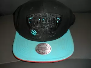 NEW Nostalgia Mitchell & Ness Adjustable Fit Cap Hat Grizzlies Blackout Snapback - Picture 1 of 5