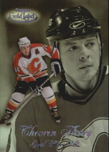 1998-99 Topps Gold Label Goal Race '99 Black #GR7 Theo Fleury - NM-MT