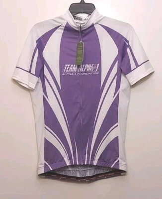 Camiseta deportiva de ciclismo Jakroo Team Alpha 1 base para mujer talla grande cremallera completa nueva con etiquetas Foto 1 de 4