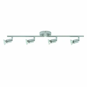 Briloner LED Deckenlampe, 4er Spot, 1000 Lumen, 3000K, 12 Watt, GU10, titan - Bild 1 von 2