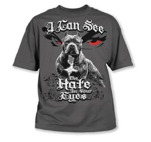 Camisa "I can See The Hate In Your Eyes" para American Bully Enthusiasts Pit Bull - Imagen 1 de 2