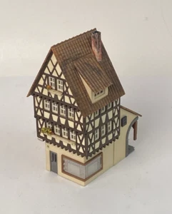 Faller HO TT N Half Timbered House From 931 Kit 2-1/2" x 3" x 4-3/8" High - Picture 1 of 4