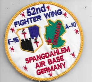 USAF PATCH 52 FIGHTER WING SPANGDAHLEM US AIR FORCE SQUADRON PATCH - Bild 1 von 1