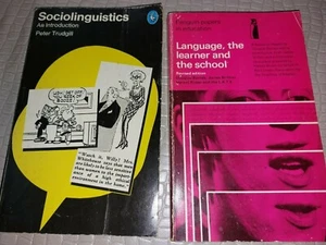 2 x Collectable Vintage Language Teaching Book Sociolinguistics Language Leaner  - Picture 1 of 12