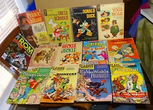 poor condition kids books & comics from storage - Disney, Classics Illustrated + - Imagen 1 de 5