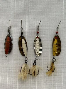 ABU SPINNAREN 4 REFLEX Spinners fishing  Lure 1 W/O Feather Hook SWEDEN Vintage - Picture 1 of 15