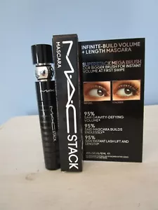 MAC Stack Mega Brush Mascara For Longer Upper Lashes New In Box Full Size 12 ml - Picture 1 of 1