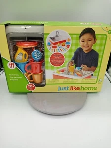 Toys R Us Just Like Home Fing Kitchen Fregadero Bombas Juego de platos de agua Estante de secado - Imagen 1 de 4
