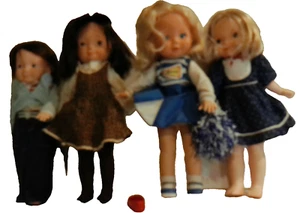Fisher Price My Friend Jenny Mandy Mikey lot 4 doll vintage 205 212 215 216 80s - Picture 1 of 12