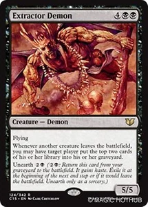 MTG - EXTRACTOR DEMON - Commander 2015 (R) - Picture 1 of 1
