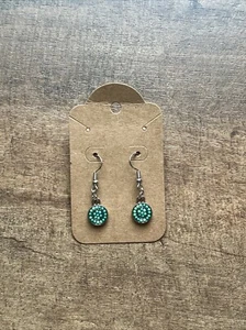 Small Green Earrings - Picture 1 of 3