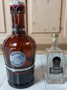 1 Chiemseebräu Biersiphon 2 L 1 Kymsee Whisky Flasche 0,5 L beide leer Sammler - Bild 1 von 12