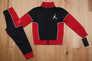 Air Jordan Boy 2 Piece Jogging Set ~ Red, Black & White ~ Tracksuit ~ - Picture 1 of 5