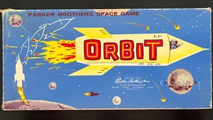 Rare! Vintage ORBIT 1958 Parker Brothers Space Game Nearly Complete! Super Fun! - Picture 1 of 16