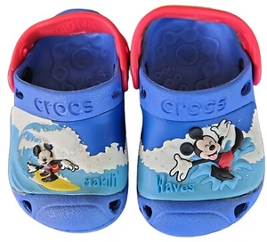 Crocs Disney Mickey Mouse Makin' Waves Größe 4 Größe 5 C blau Clog Schuh Kleinkind Kind - Bild 1 von 7