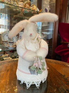 BBTB Bunnies By The Bay Hareiage Collection OOAK Little Girl Spieluhr Bunny - Bild 1 von 11